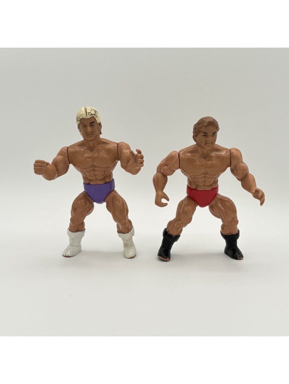Vintage Remco AWA Ric Flair Larry Zbyszko Wrestling Figure Lot 1985